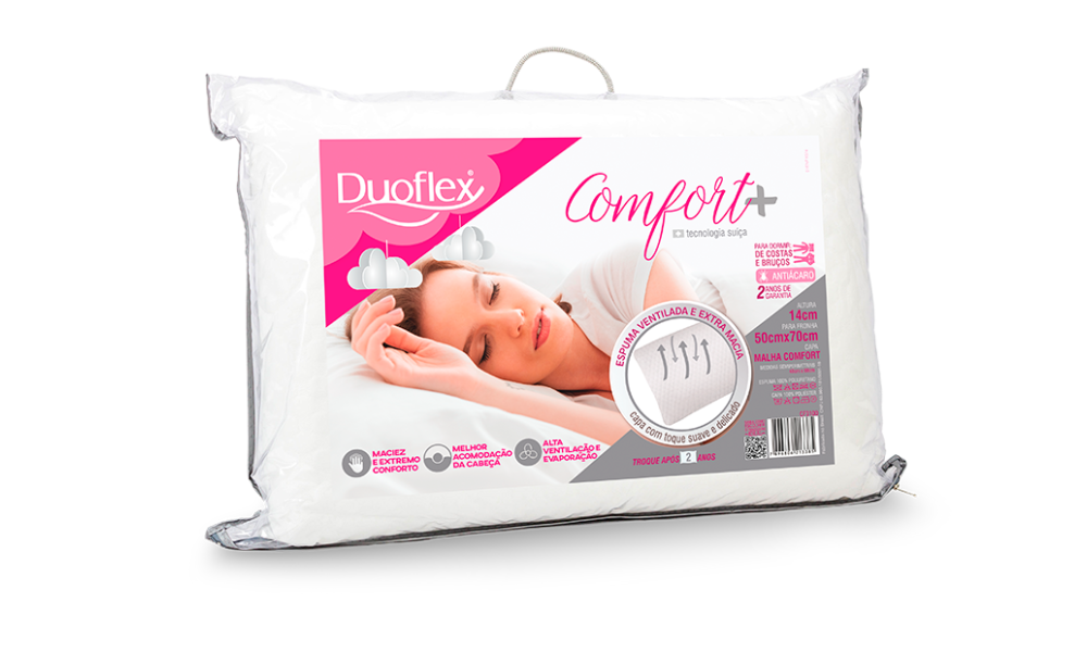 travesseiro comfort+ duoflex